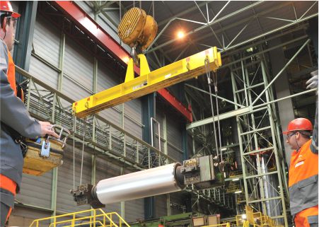 EOT Cranes in rolling mill plant